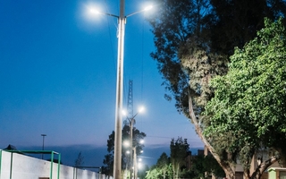 Rawson inauguró luminarias LED y refacciones en el Barrio Héroes de Malvinas