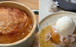 El paso a paso para cocinar milhojas de manzana en la freidora de aire