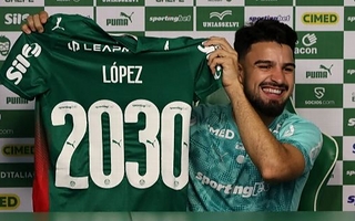 Palmeiras blindó al Flaco López y lo contrató hasta 2030