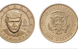 Donald Trump ya tiene su propia moneda de un dólar en Estados Unidos