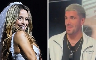 Tini Stoessel le marcó la cancha a Emilia Mernes con un gesto para De Paul