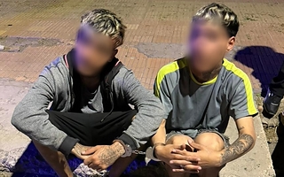 Los sorprendieron robando y terminaron aprehendidos