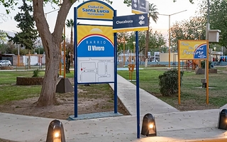 Santa Lucía renovó el SUM, la plaza y el polideportivo del Barrio Vivero