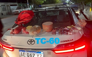Tres hombres robaron una fiambrería y uno terminó preso
