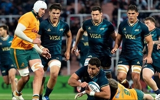 Los Pumas empataron 28-28 ante Australia en Mendoza