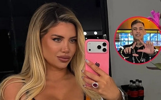 Aseguran que Wanda Nara le fue infiel a su novio y se la vio cerca de L-Gante