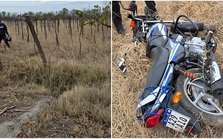Hallaron una moto robada en una finca de Benavides y Callejón Blanco