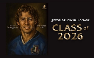 El argentino Diego Domínguez se sumó en el Salón de la Fama de World Rugby