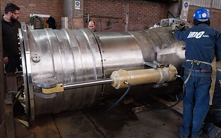 IME fabricó una válvula de 3,7 toneladas para la Central Cuesta del Viento