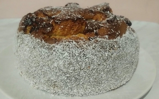 La torta de coco y dulce de leche ideal para acompañar el mate