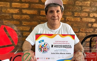 Alberto Videla representó a San Juan en el Mundial de Pizza 2026