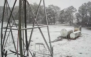 Altas Cumbres y localidades cordobesas cubiertas por la nieve