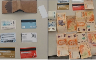 Robó una billetera, huyó y la encontraron con $29.000