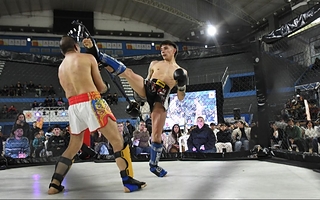 Más de 18 peleas profesionales marcaron la fiesta de Chaiu-Do-Kwan