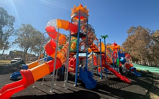 El juego gigante de 600 metros cuadrados que tendrá el Parque Papa Francisco
