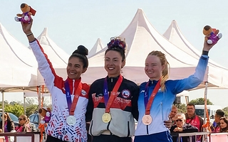 Delfina Dibella subió al podio y logró el primer bronce sanjuanino en los Juegos Odesur