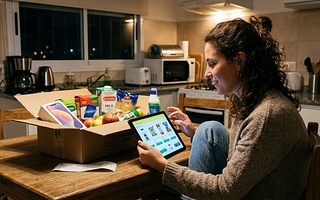 La electrónica domina las ventas online y alimentos logran un avance histórico 