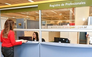 San Juan digitalizará la matriculación de profesionales de la salud