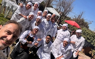 Prepararán 1,6 toneladas de risotto para buscar un récord mundial