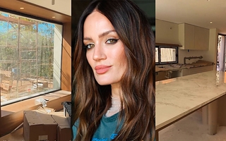 Paula Chaves y los avances de su nueva casa: mármol y ventanas al jardín