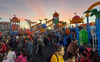 Conocé cómo el nuevo megajuego infantil del Parque Papa Francisco