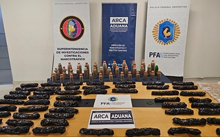 Secuestraron 52 kilos de MDMA, la mayor incautación en Argentina