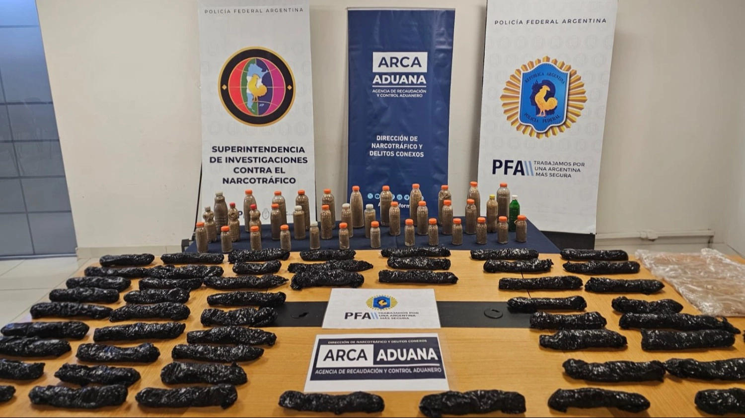 Incautaron 52 kilos de MDMA, el mayor secuestro registrado en Argentina