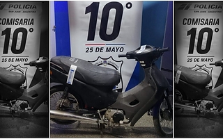 Control policial: detectaron una grave irregularidad en una moto