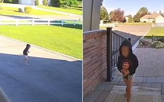 Tiene 3 años, salió solo de su casa y caminó 800 metros descalzo