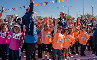 Chimbas reunió a más de 500 chicos en una maratón educativa