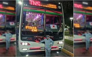 Joel, el nene que festejó su cumpleaños con temática de la línea TNS 