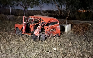 Las fotos de cómo quedaron los autos del accidente mortal en 9 de Julio