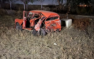 Choque fatal en 9 de Julio: la "renoleta" iba sin luces cuando fue impactada