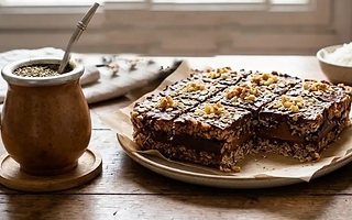 Aprendé a preparar turrón de avena casero con dulce de leche y coco