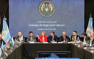 Orrego encabezó el cierre del encuentro federal de Seguridad