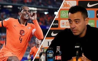 La charla con Xavi que convenció a Van Dijk de seguir con Países Bajos