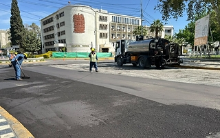 Solicitan precaución al circular por calle Las Heras durante el FestiJoven 2026