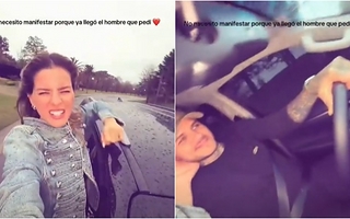 Un video de la China Suárez dejó a Mauro Icardi sin poder manejar