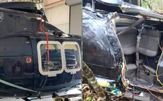 Las similitudes entre el helicóptero que cayó en Brasil y San Juan