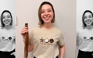 Donó su cabello y ahora invita a otros a sumarse a la causa