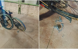 Intentó llevarse una bicicleta y terminó detenido en plena fuga