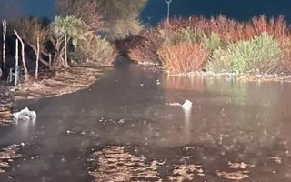 Caucete refuerza obras hidráulicas en Bermejo por el deshielo y El Niño