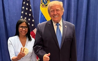 Por primera vez, Trump se reunió con Delcy Rodríguez tras la captura de Maduro