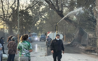 Bomberos registró 56 intervenciones durante la jornada del Zonda en San Juan