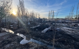 Incendios en San Cayetano: siete familias perdieron su casa