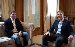 Orrego se reunió con Santilli en la previa del debate por las PASO