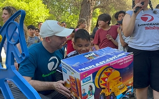 GRUPO HUARPE y Boomerang llevaron solidaridad y sonrisas a Astica