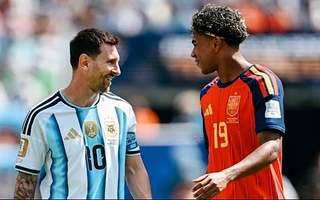 Lamine Yamal contó qué le dijo a Messi después de la final del Mundial