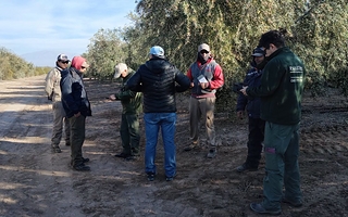Operativo en Sarmiento: detectan casos irregulares y 70 cosechadores se retiraron