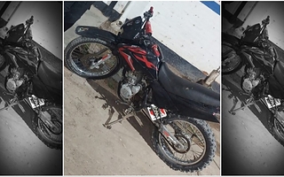 Escapó a pie y dejó una moto robada cerca de su casa: lo atraparon
